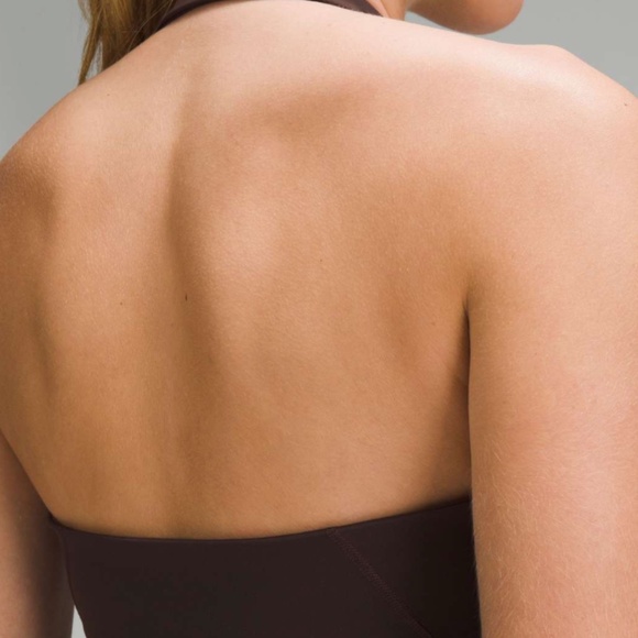 lululemon Align™ Halter Bodysuit 25" Colourespresso Size 6 - Picture 2 of 7